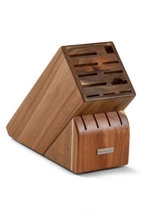 15-Slot Acacia Knife Block