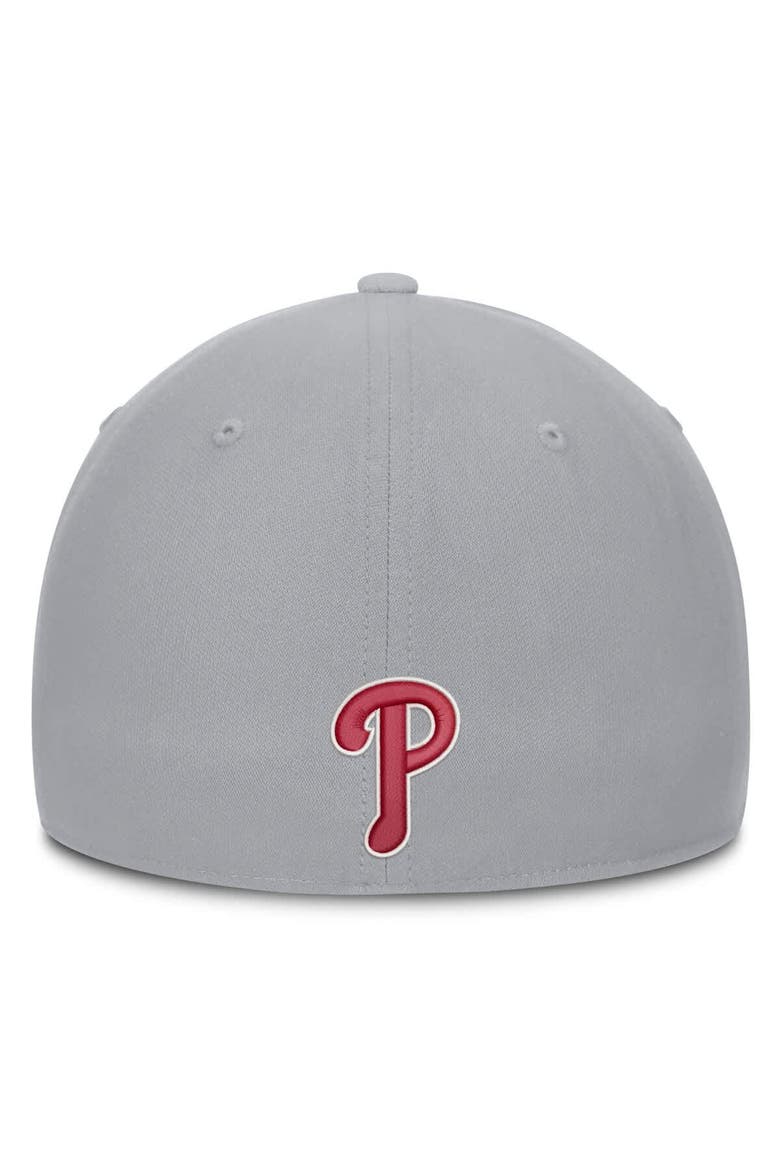 Men's Nike  Gray Philadelphia Phillies Primetime Rise Dri-FIT Flex Hat, Alternate, color, Gray
