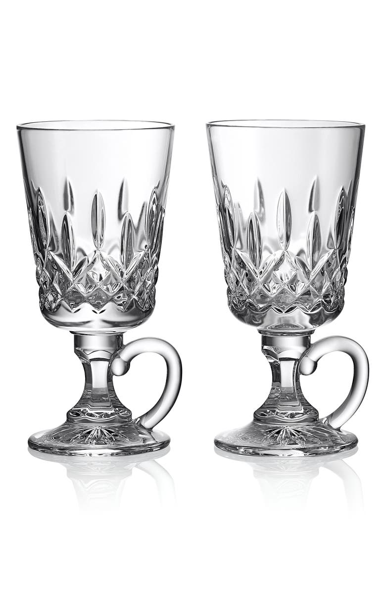 Waterford Lismore Set of 2 Irish Coffee Glasses, Main, color,