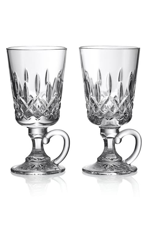 Lismore Set of 2 Irish Coffee Glasses