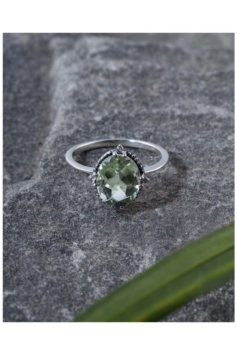 Green Amethyst Ring, Alternate, color, GREEN
