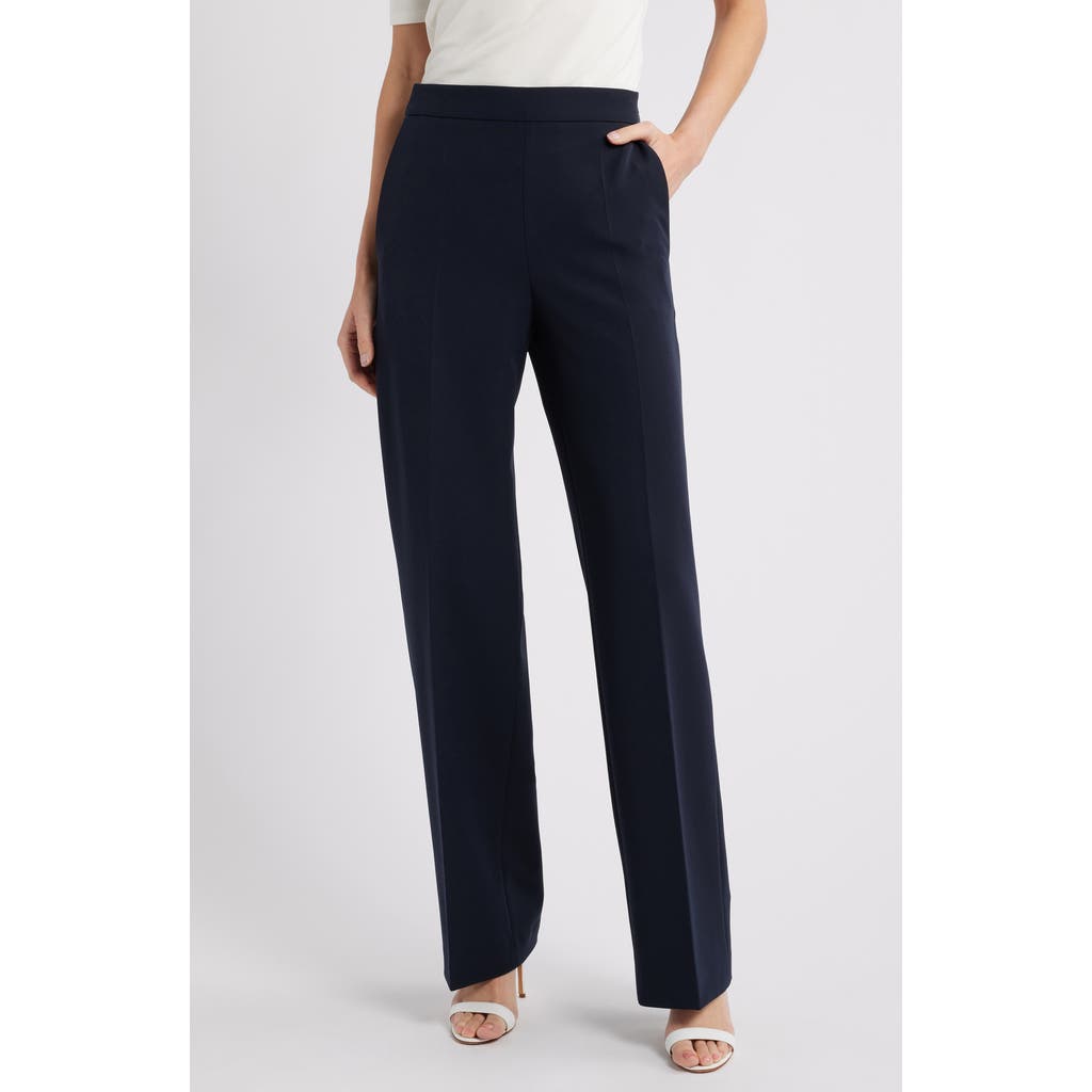 Hugo Boss Boss Tilepa Straight Leg Pants In Sky Captain