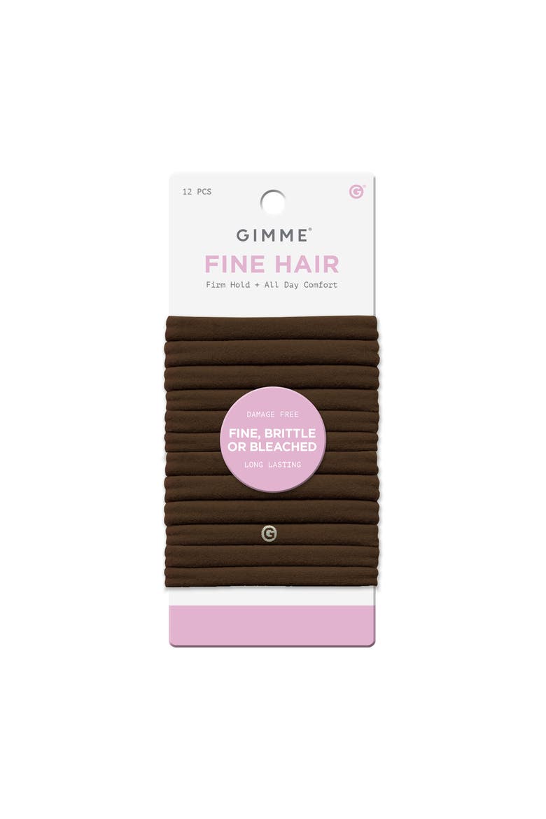 Fine Fit Hair Bands, Main, color, Light Brown