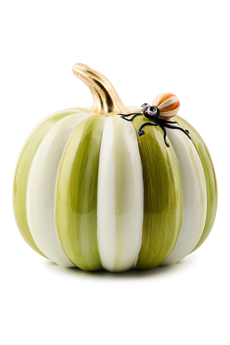 Fergal's Friend Spider On a Small Pumpkin, Main, color, GREEN