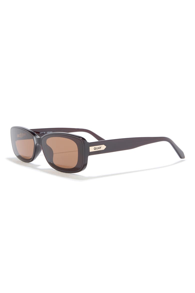 Vibe Check 62mm Small Square Sunglasses, Alternate, color, CHOCOLATE/ BROWN