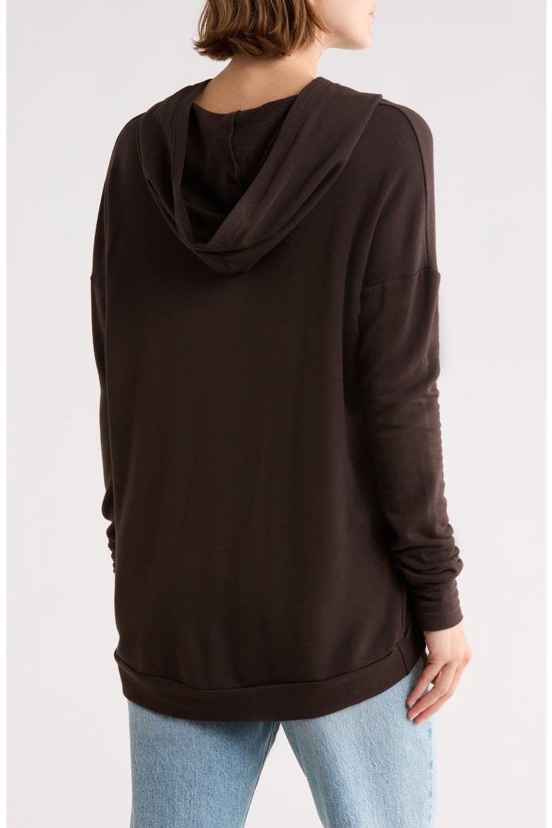 Dolman Sleeve Hoodie, Alternate, color, RUST