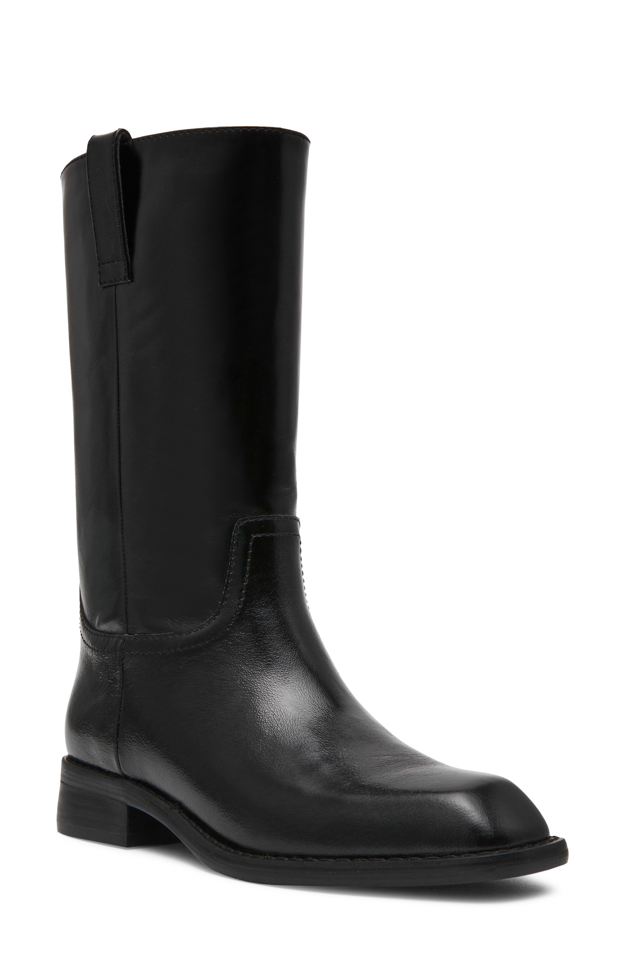 BLACK LEATHER