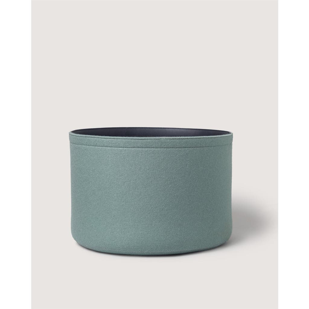Graf & Lantz Graf Lantz Merino Wool Large Bin In Blue