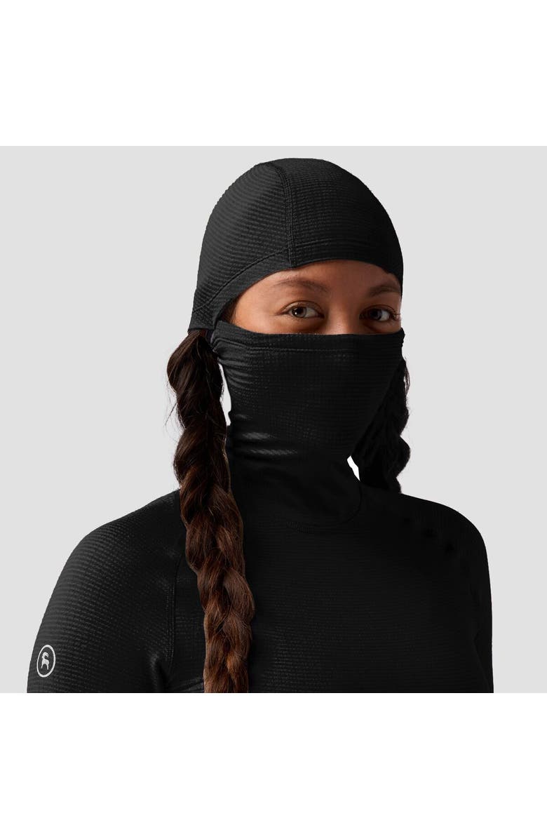 Backcountry Pines Microgrid Ultra-Lt Baselayer Balaclava Top - Women's, Alternate, color, Black