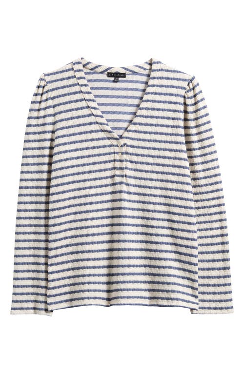 GIBSONLOOK GIBSONLOOK THE AMELIA STRIPE HENLEY TOP 