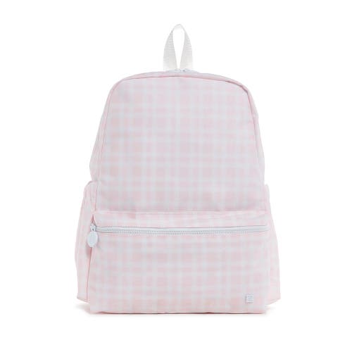 Trvl Design Pimlico Plaid Backpack In Pink
