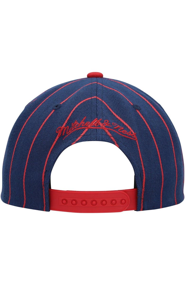 Mitchell & Ness Men's Mitchell & Ness Navy Real Salt Lake Team Pin Snapback Hat, Alternate, color, 