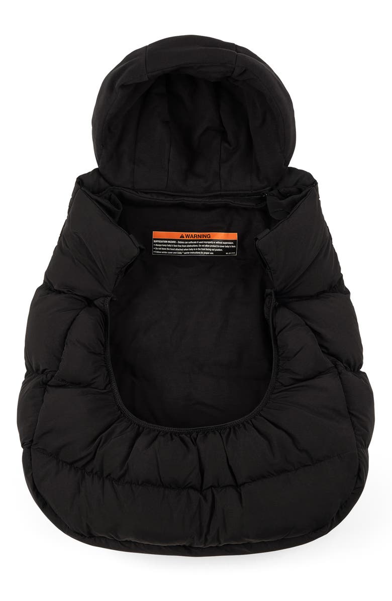 Nuna CUDL<sup>™</sup> Water Repellent Baby Carrier Winter Cover, Alternate, color, Caviar