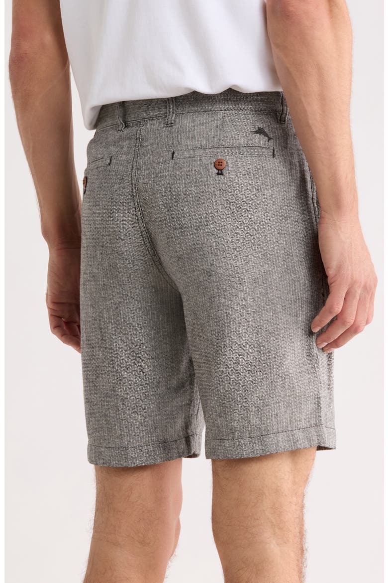 City & Sun Herringbone Shorts, Alternate, color, COAL