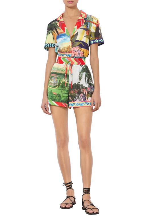 Alice And Olivia Leighton Pajama Romper