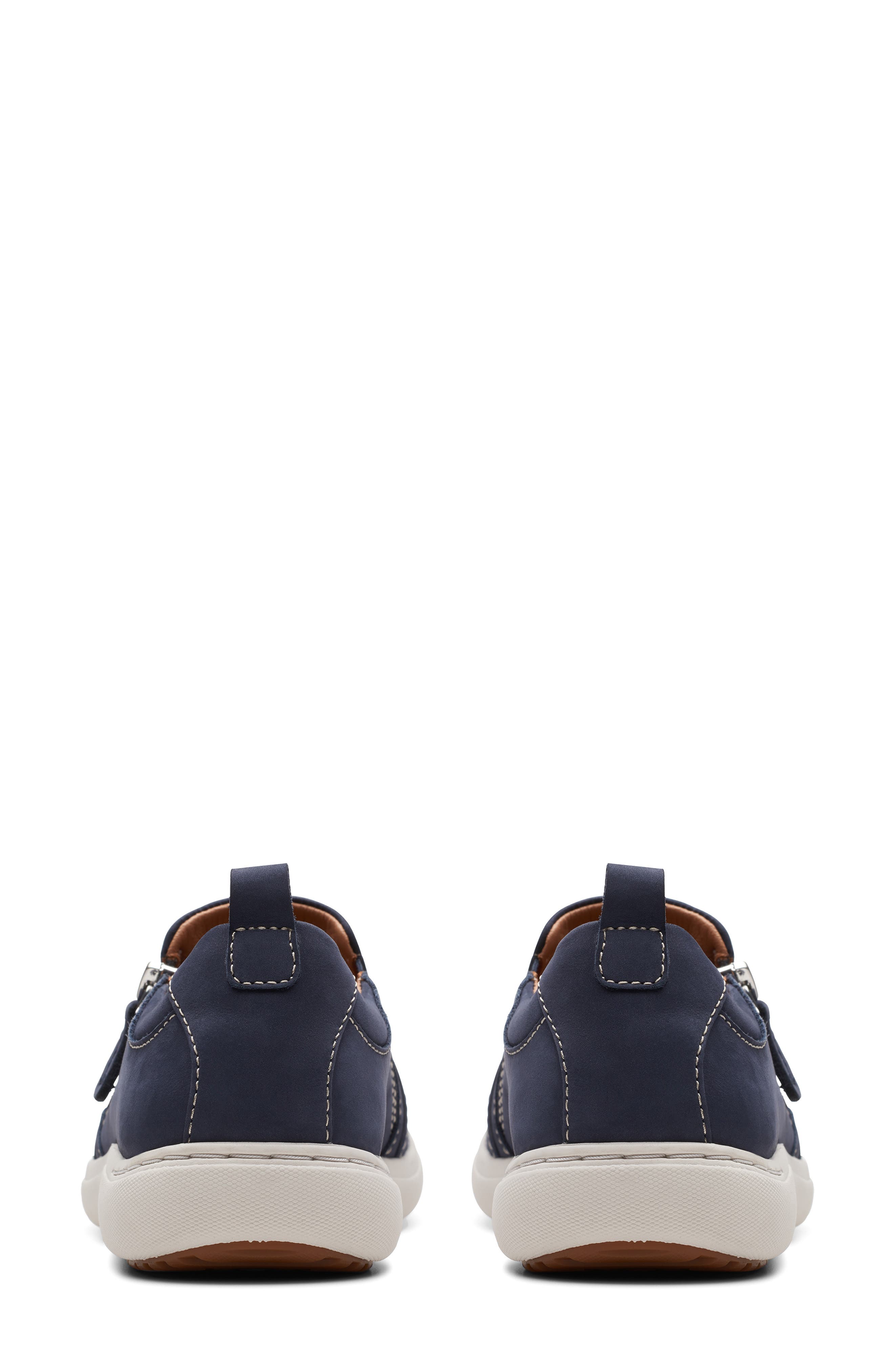 Clarks<sup>®</sup> Nalle Lilac Slip-On Sneaker, Alternate, color, Navy Nubuc