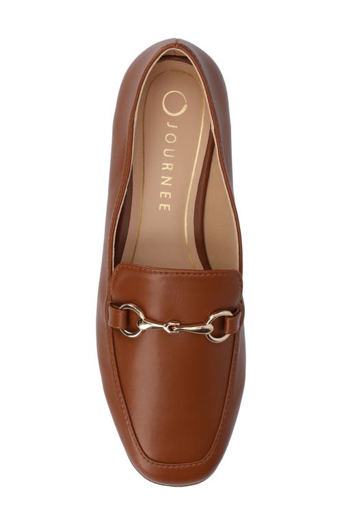 Journee Collection Lacie Bit Loafer In Cognac