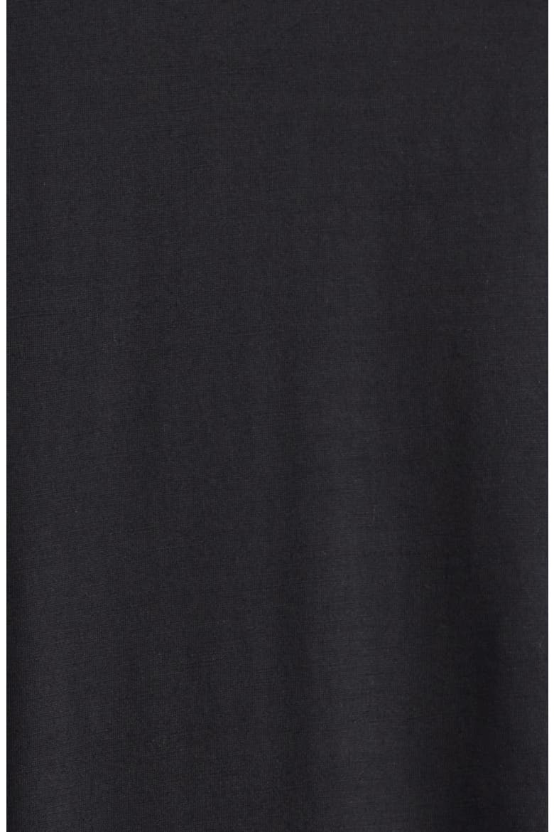 Long Sleeve Wool Jersey Polo, Alternate, color, BLACK