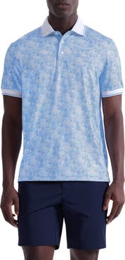 Bugatchi Three-Button Performance Polo