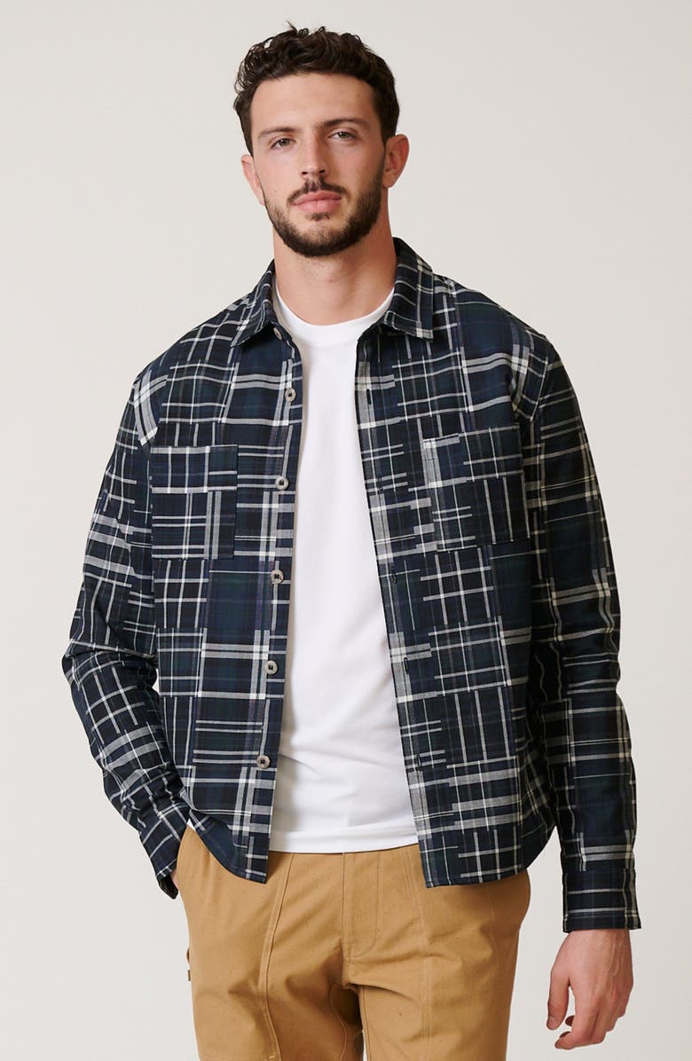 LEISURE LAB Framework Button Up, Alternate, color, Moonlight