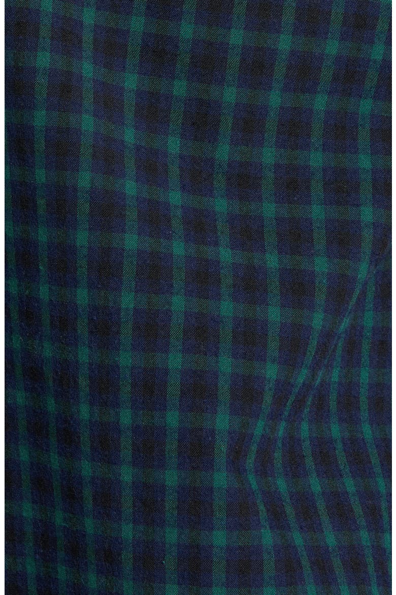 Avenir Flannel Check Shirt, Alternate, color, NAVY