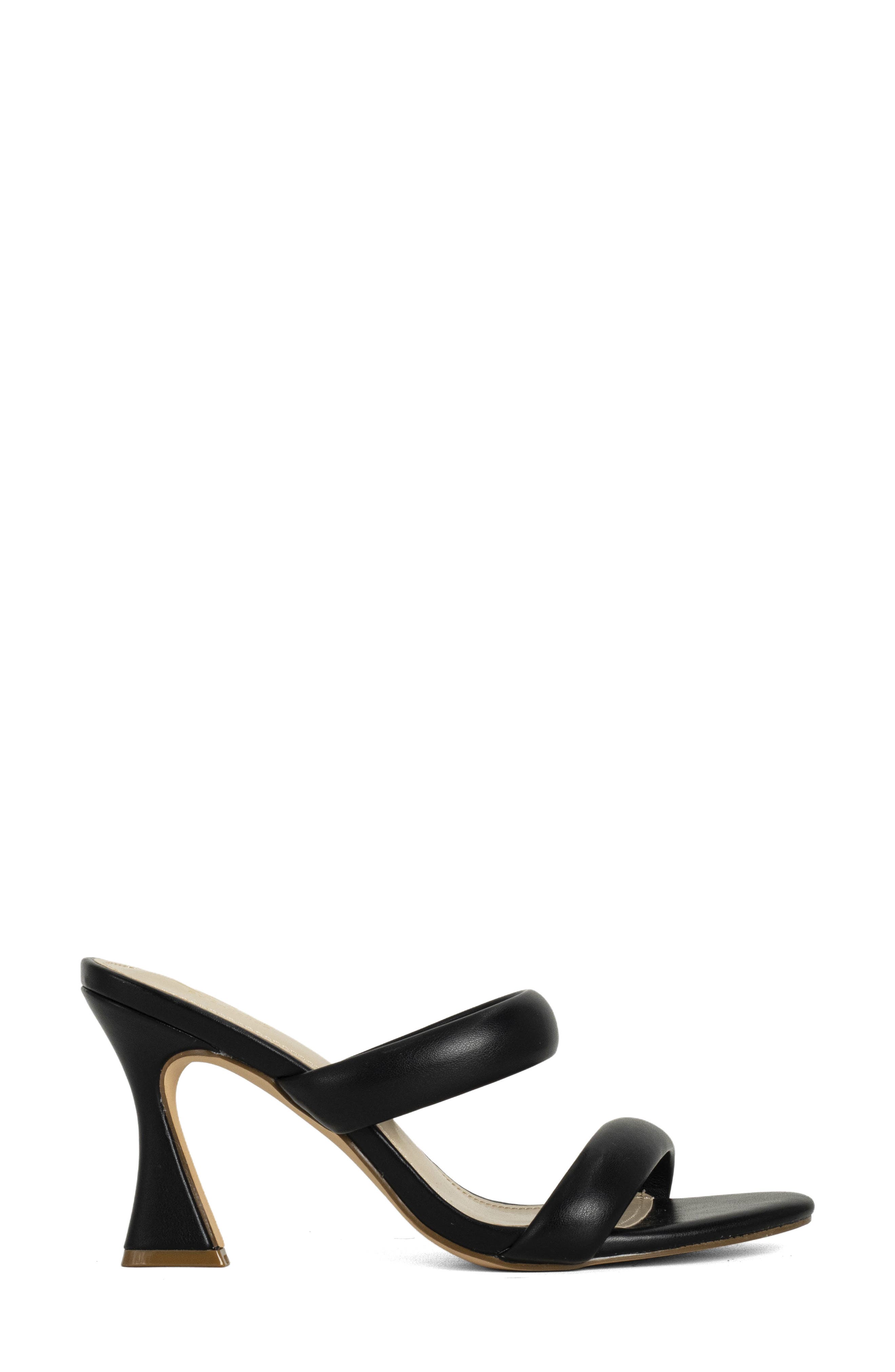 SHUSHOP Fedora Slide Sandal, Alternate, color, Black