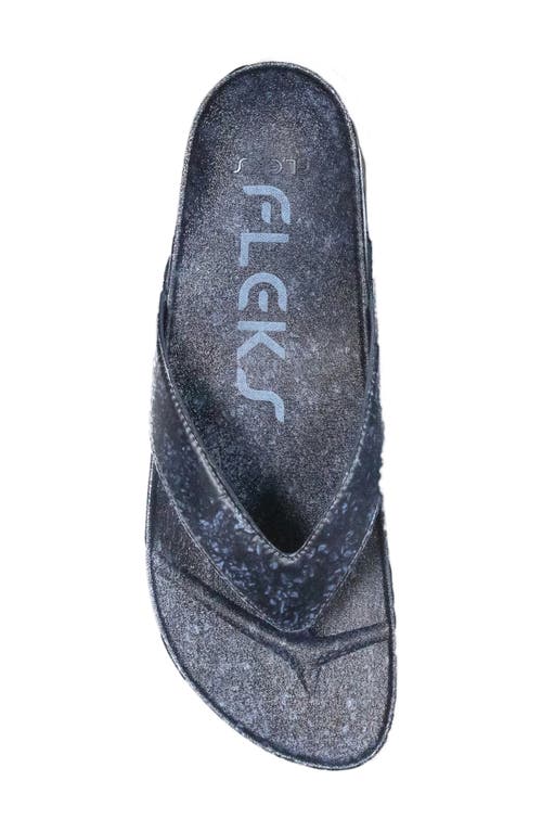 Fleks West Beach Flip Flop In Blue