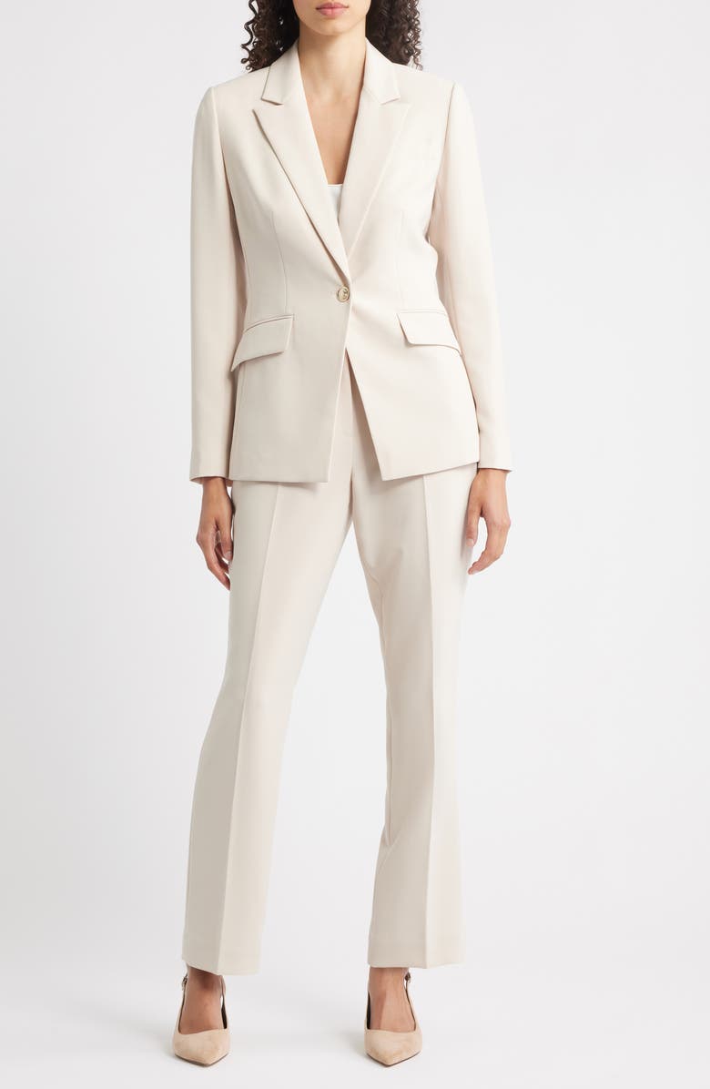 Elie Tahari The Ashton Bootcut Pants, Alternate, color, Gold Straw