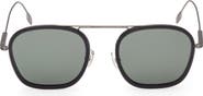 ZEGNA 51mm Navigator Sunglasses