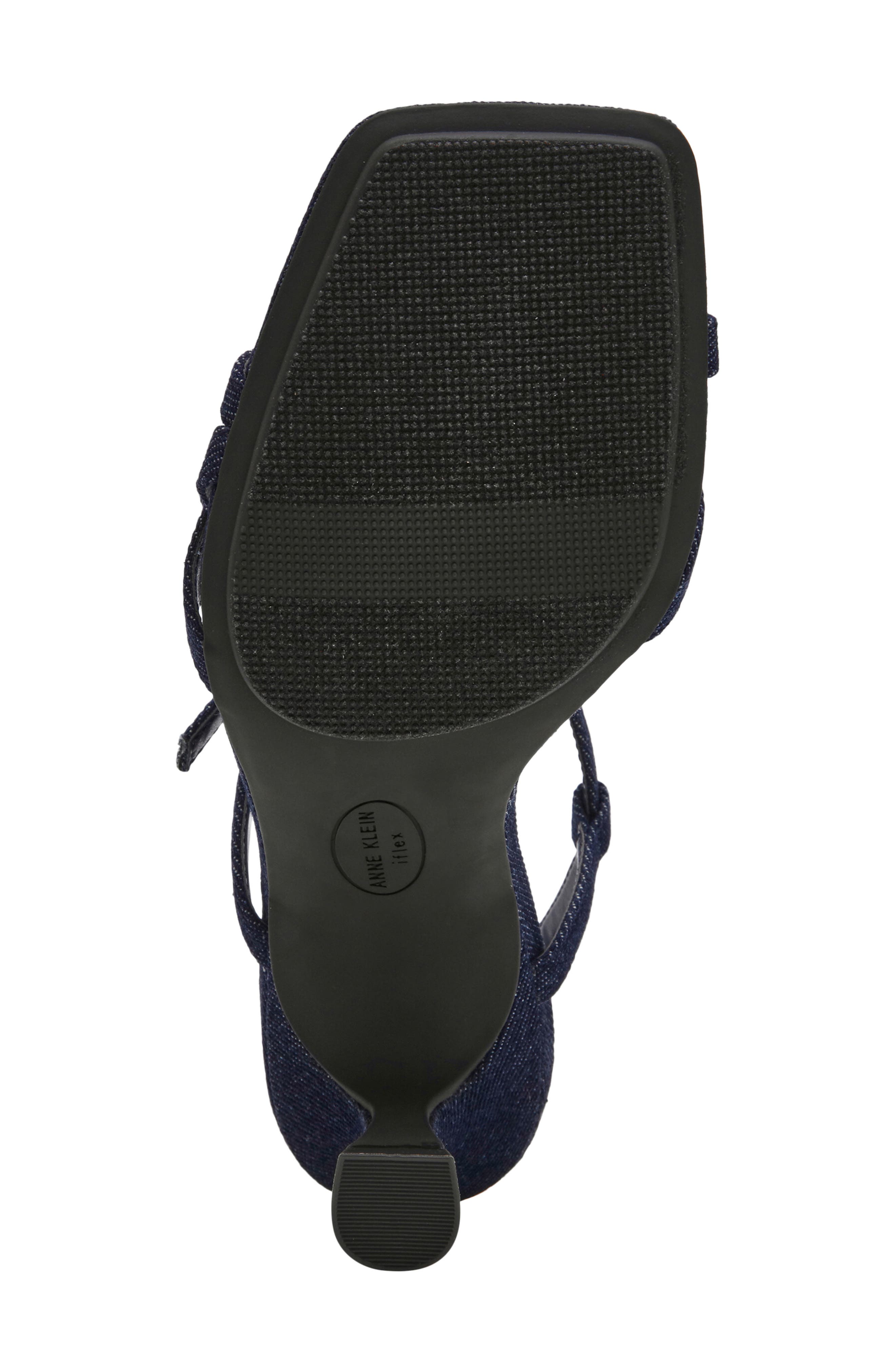 Anne Klein Jaydyn Kitten Heel Sandal, Alternate, color, Denim