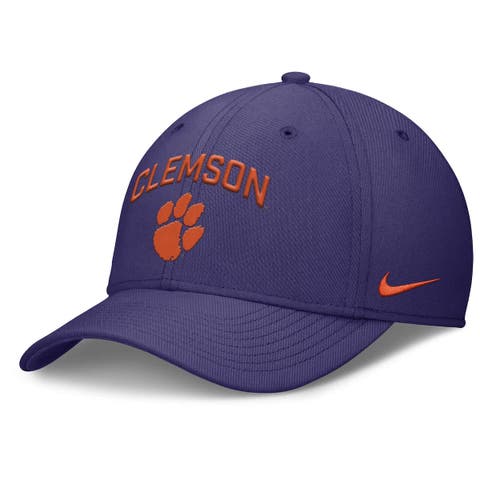 Men's Nike Purple Clemson Tigers 2025 On-Field Rise Performance Flex Hat