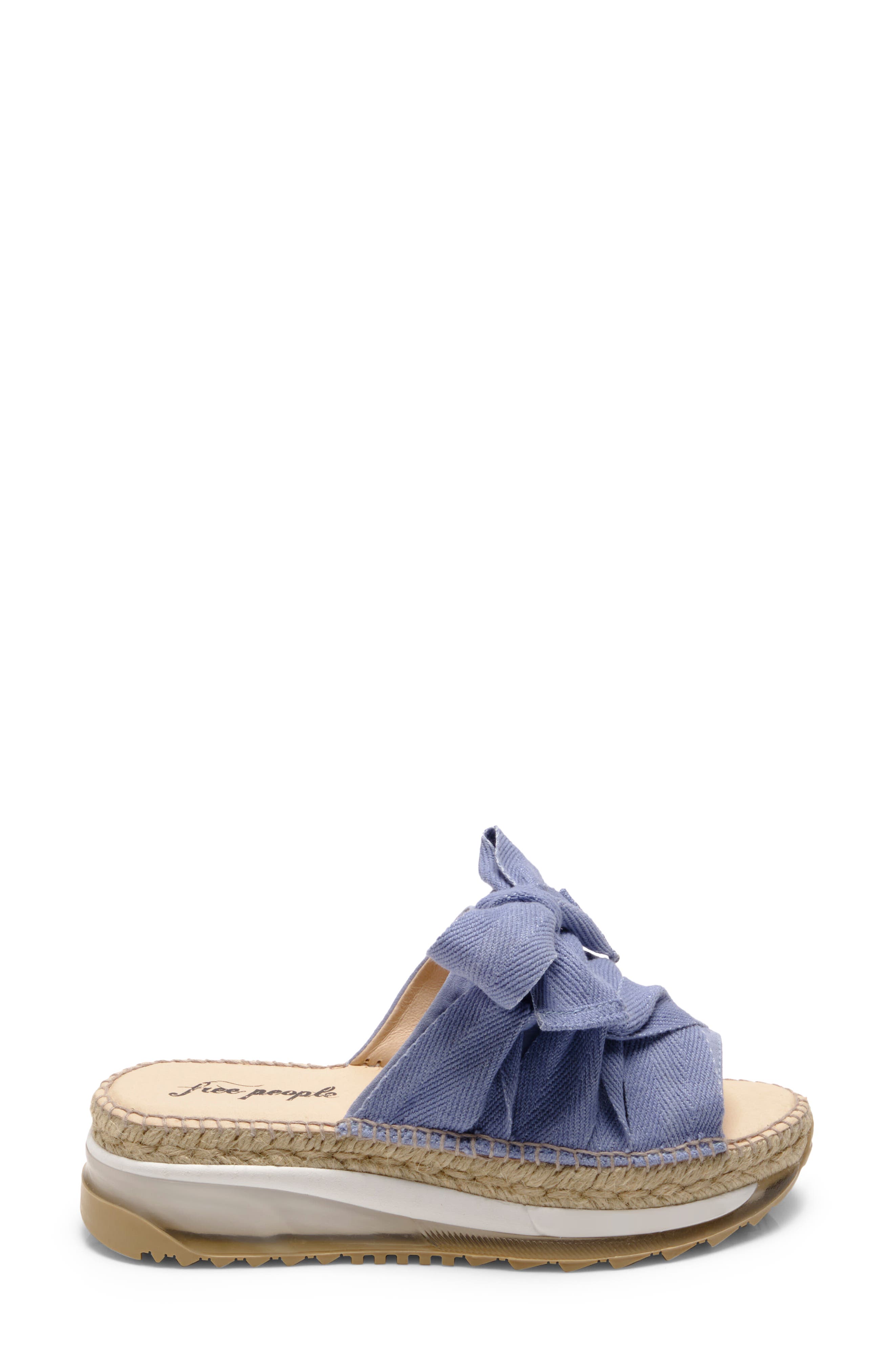 Free People Chapmin Sport Platform Sandal, Alternate, color, Denim