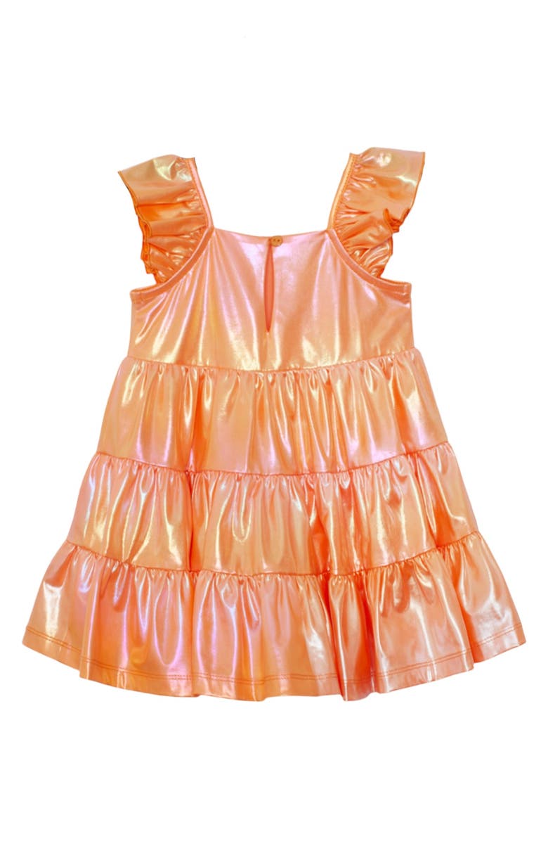 Isobella & Chloe Papaya Paradise Sleeveless Dress, Alternate, color, Orange