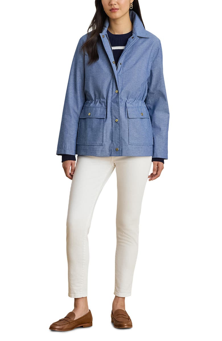 Lauren Ralph Lauren Chambray Anorak, Alternate, color, 