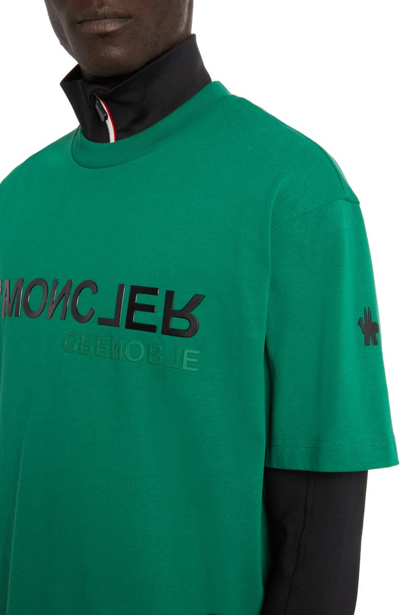 Moncler Grenoble Embossed Logo Graphic T-Shirt, Alternate, color, 