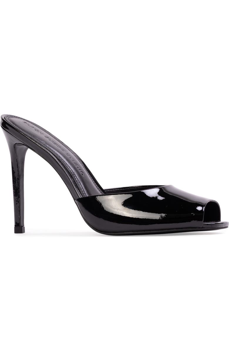 BLACK SUEDE STUDIO Uma 100 Mule, Alternate, color, Black Patent Leather