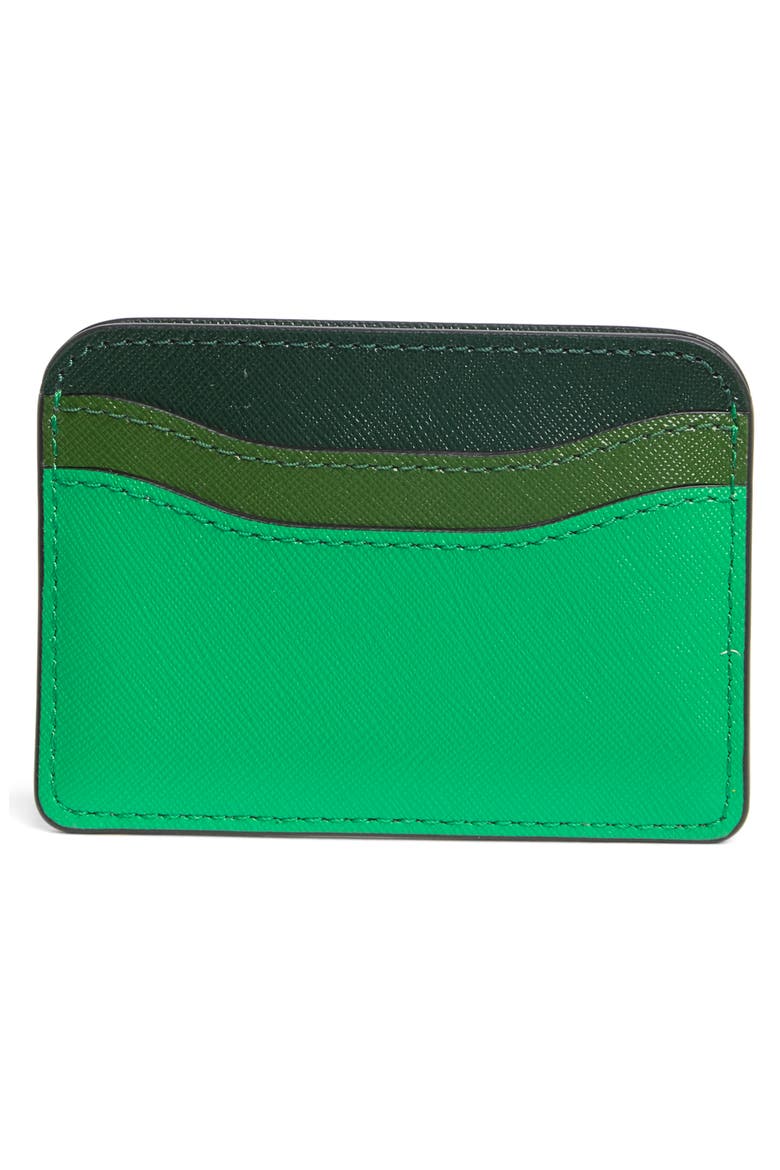 The Card Case, Alternate, color, FERN GREEN MULTI