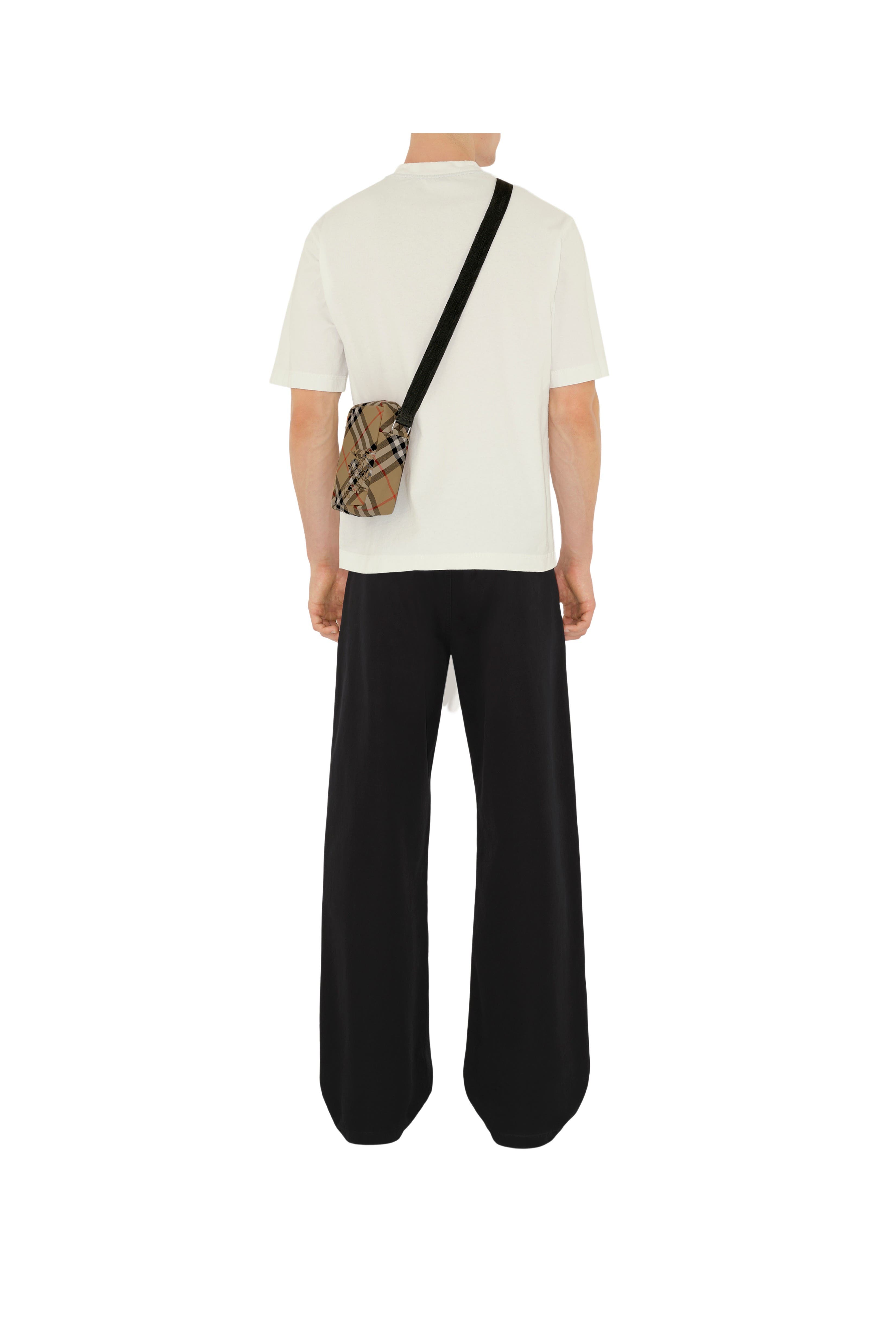 Burberry Check Phone Bag, Alternate, color, 