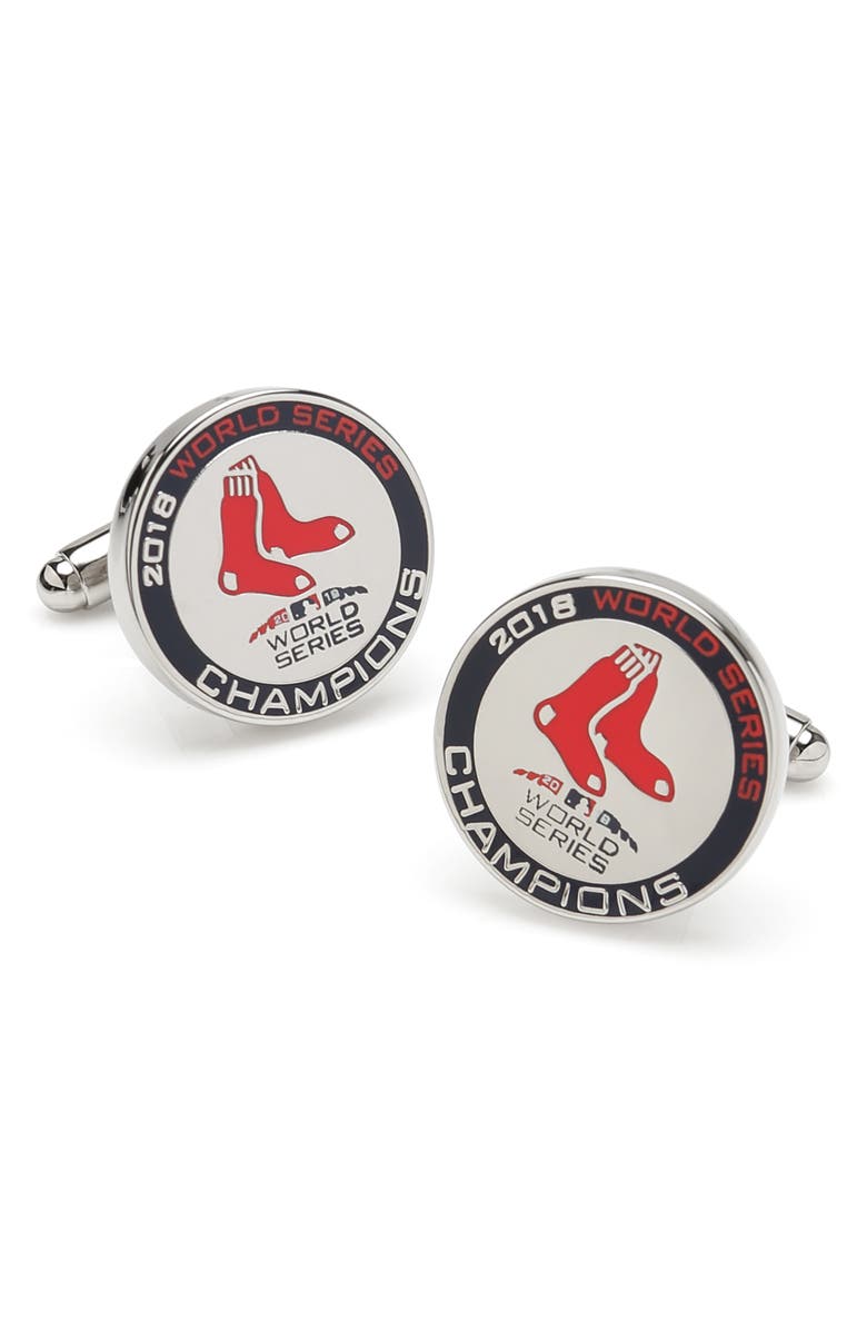 Cufflinks, Inc. Boston Red Sox World Series Cuff Links, Main, color, 