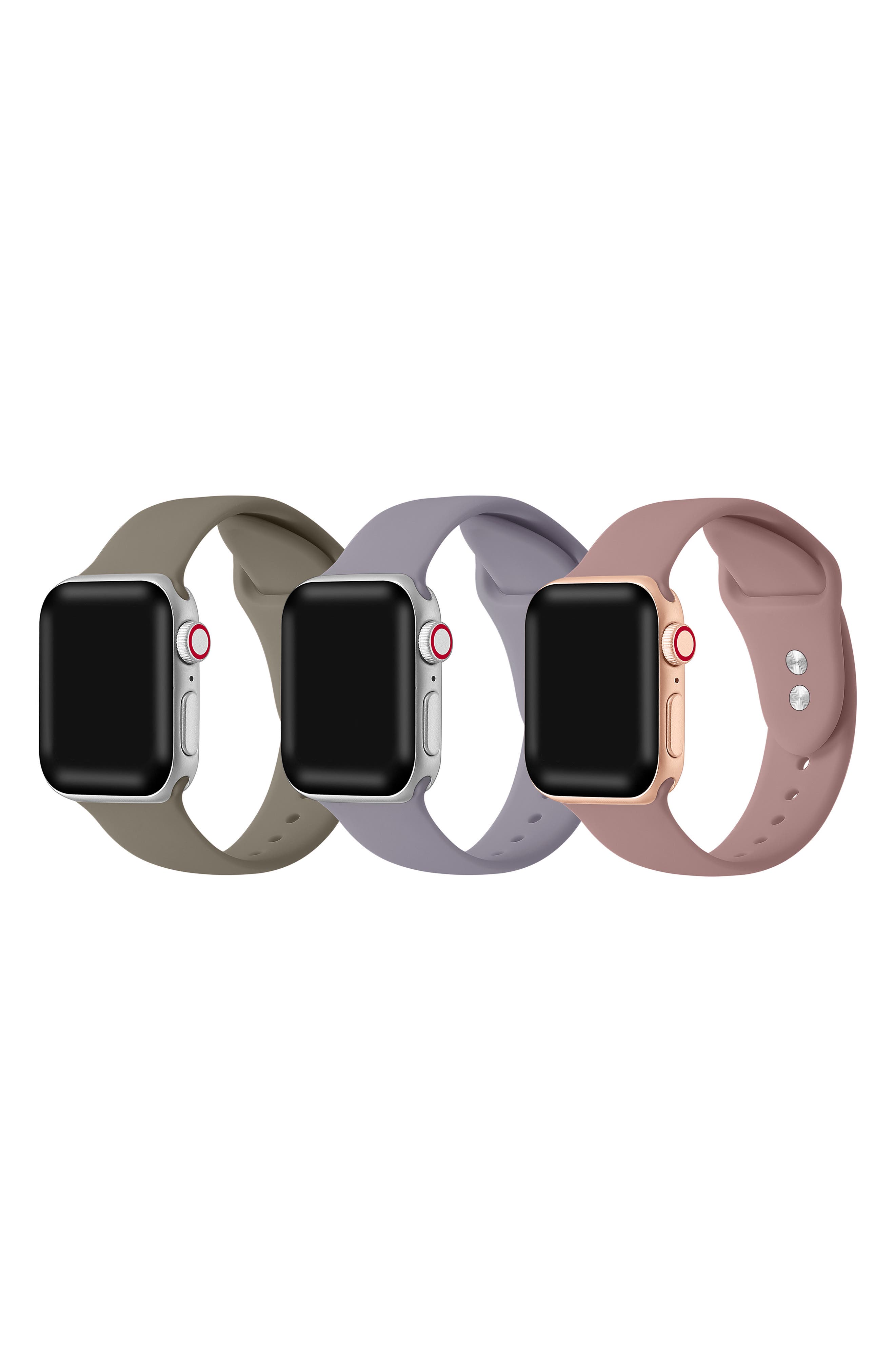 The Posh Tech Pack of 3 Silicone Watch Bands