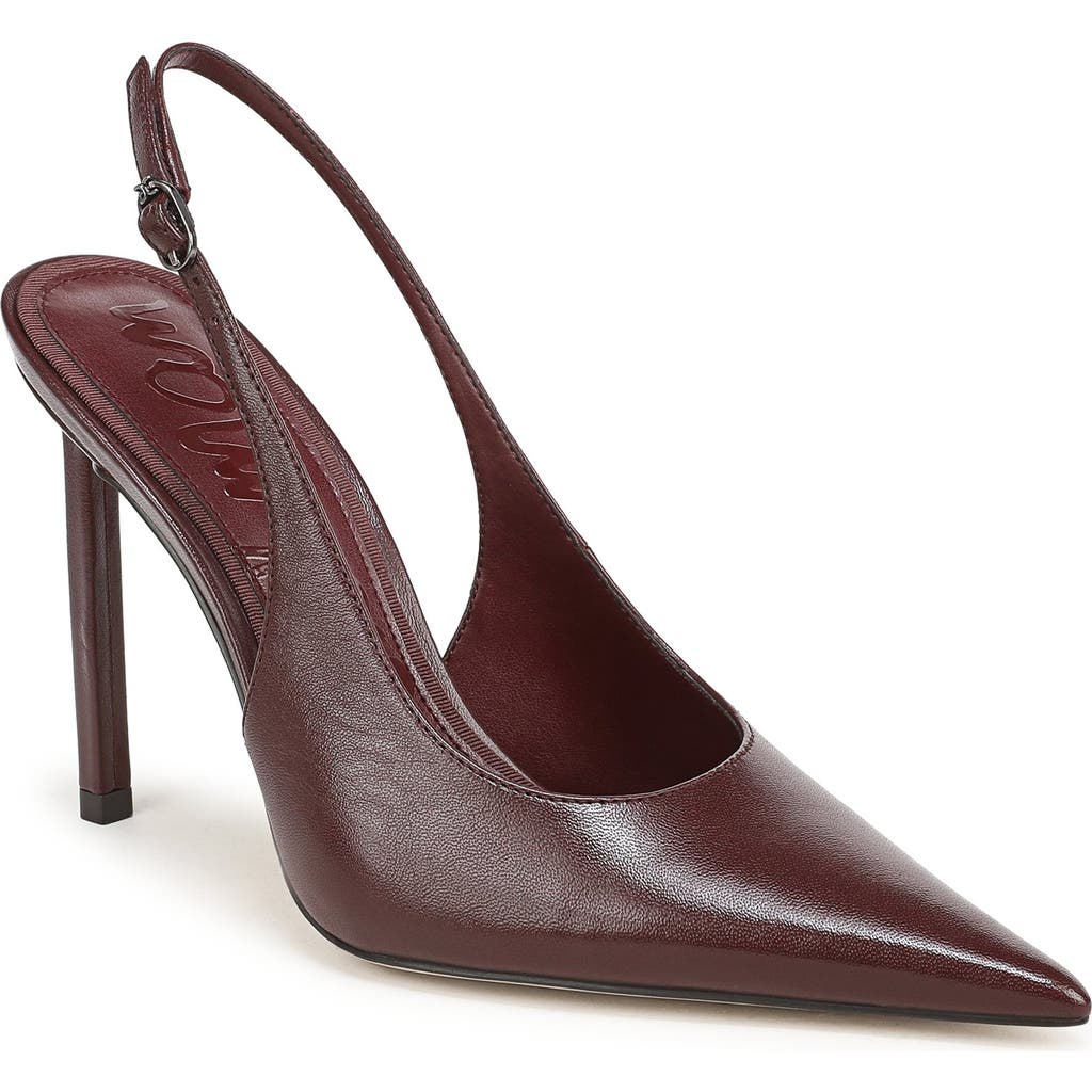 Sam Edelman Tegan Slingback Pump In French Burgundy