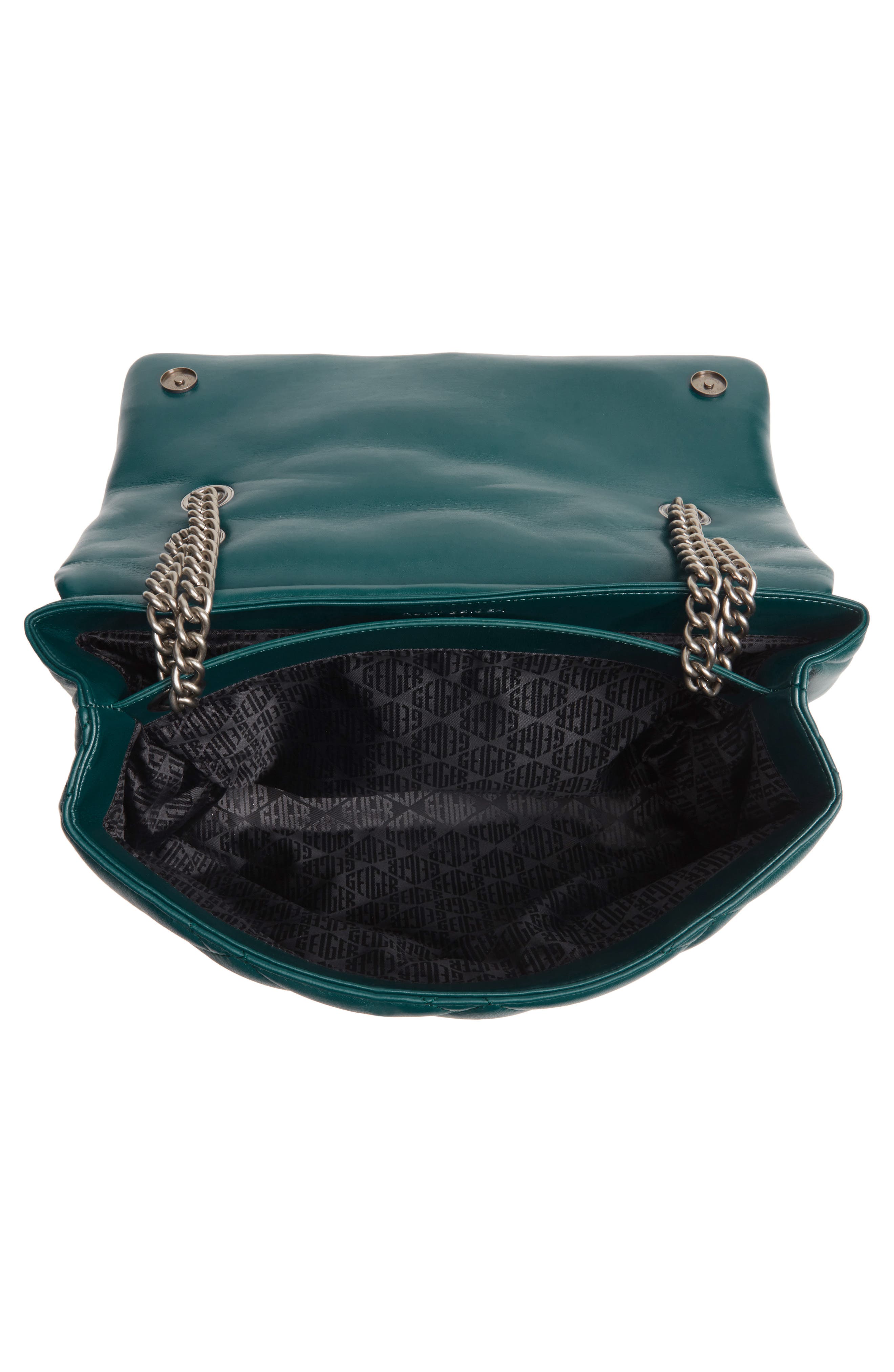 XXL Kensington Soft Quilted Leather Shoulder Bag, Alternate, color, TEAL