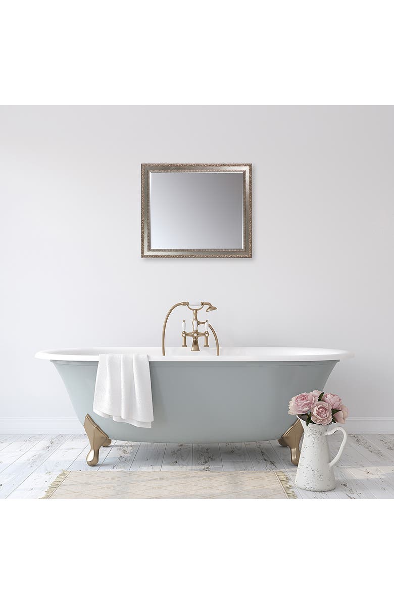 OVERSTOCK ART Versailles Silver Salon Framed Mirror - 20"x24", Alternate, color, 