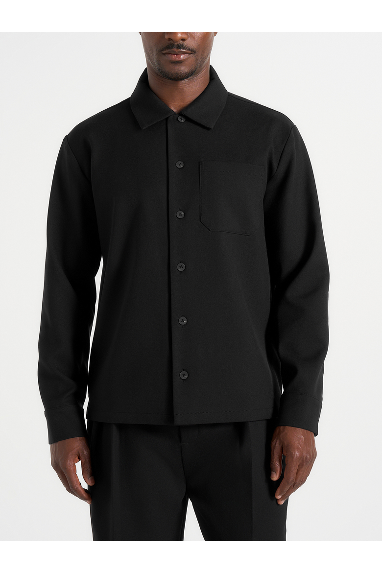 Valentin Overshirt, Alternate, color, Black