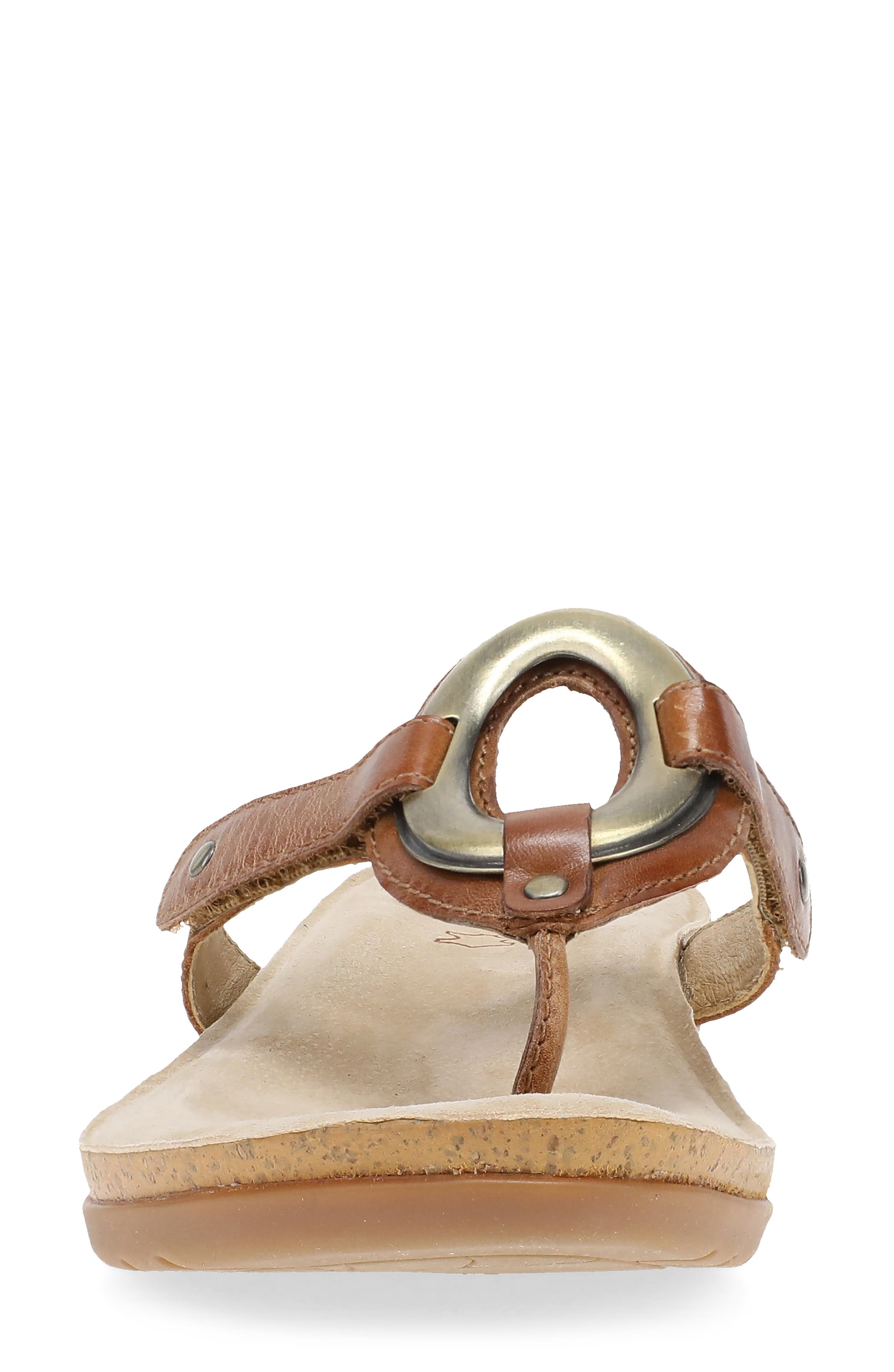 Dansko Rosalia Flip Flop, Alternate, color, Toffee