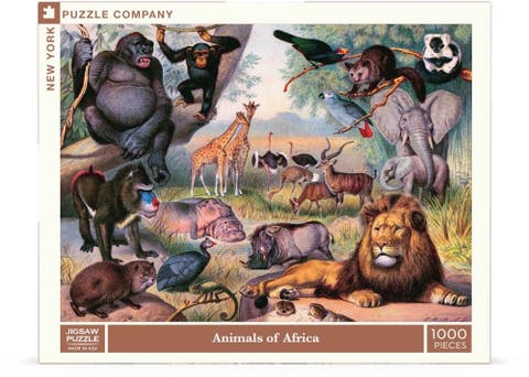 Animals of Africa 1000 Piece Puzzle