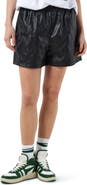 Noisy may Kirstine High Waist Faux Leather Shorts
