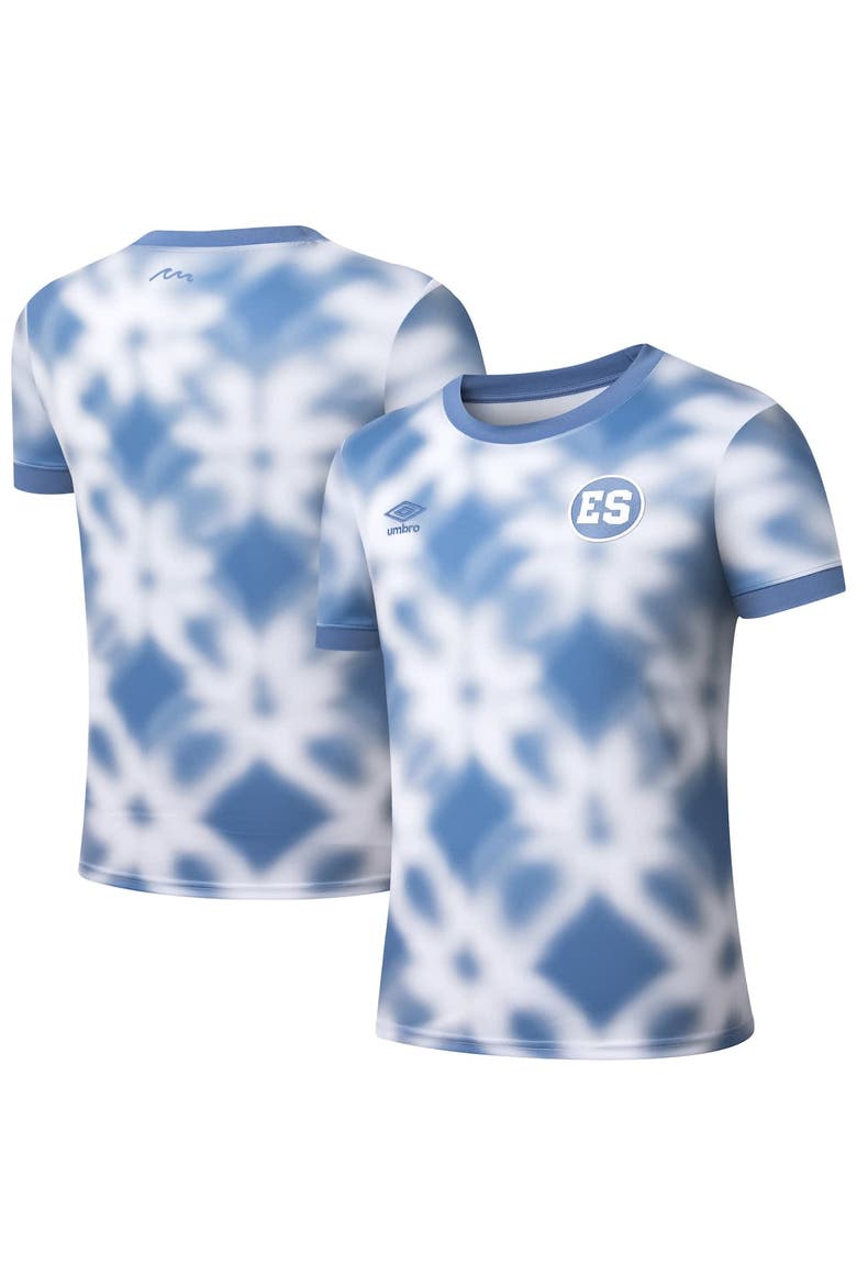 Men's Umbro Blue El Salvador National Team 2025 Pre-Match Jersey