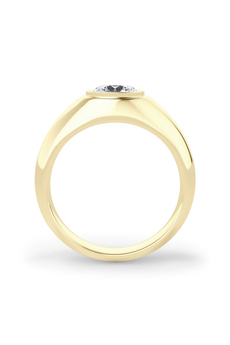 Men's Round Brilliant Lab Created Diamond Ring, Alternate, color, 18K YELLOW GOLD 2.5 CTW