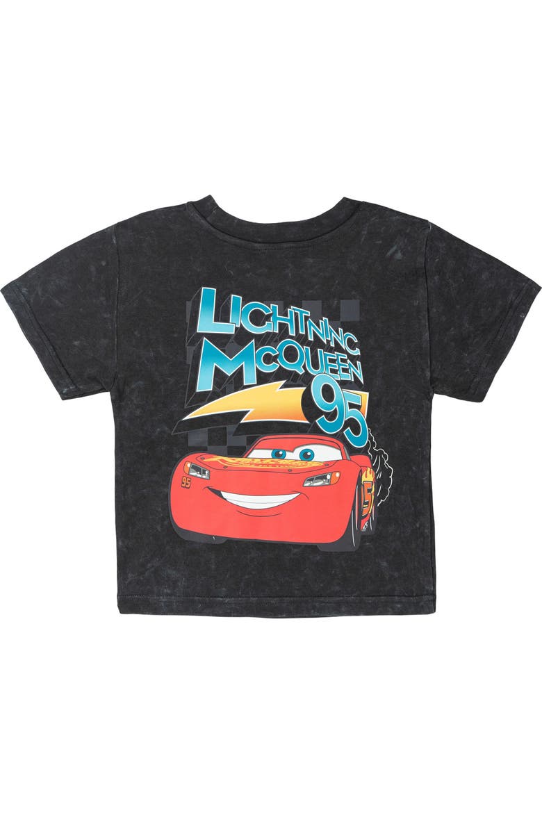 Pixar 2-Piece Tee and Shorts Set, Alternate, color, Charcoal McQueen